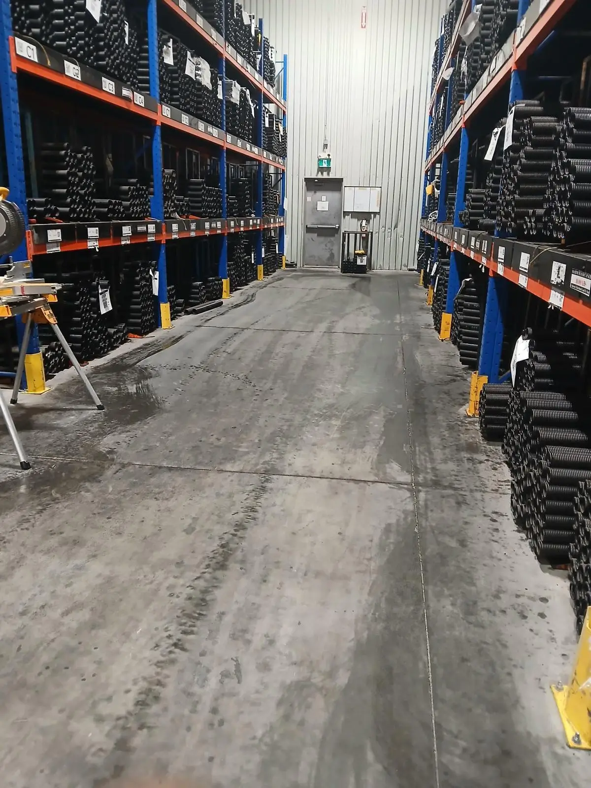 Before Industrial Cleaning