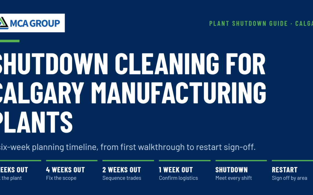 Manufacturing Plant Shutdown Cleaning in Calgary: How to Plan the Turnaround Scope