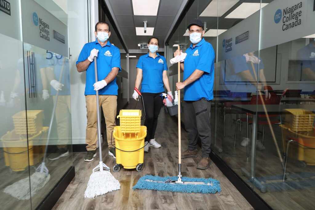 MCA group commercial cleaning workers