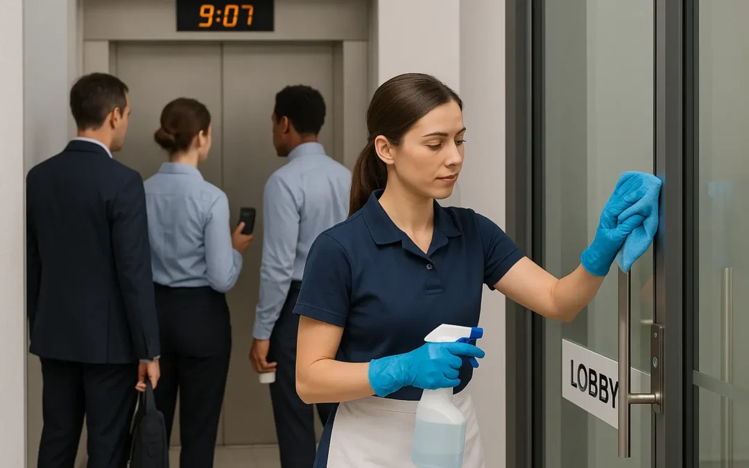 How to Disinfect High-Touch Office Areas Without Disrupting Workflow