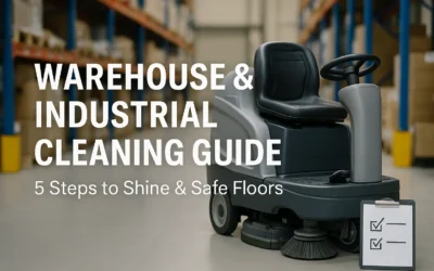 Warehouse & Industrial Cleaning: A 5-Stage Playbook to Erase Grease, Grime & Forklift Tire Marks