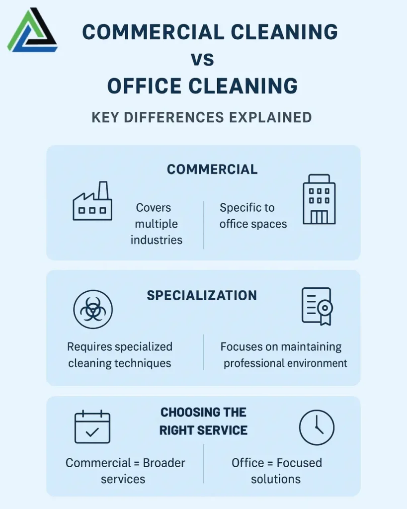 commercial and office cleaning