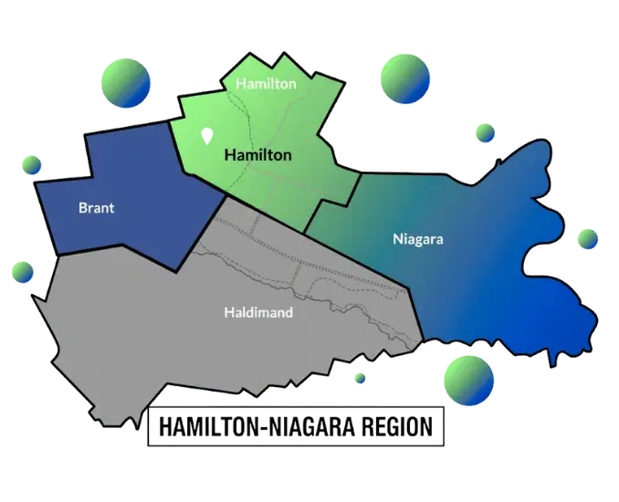 Hamilton-Niagara Region Hamilton-Niagara Region<br />