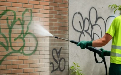 Graffiti Removal from Brick & Concrete: Surface-Safe Pressure Washing for Masonry Preservation