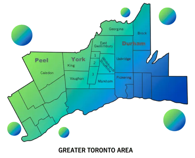 Regional Municipalities & Nearby Cities Regional Municipalities & Nearby Cities<br />