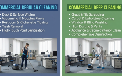 Deep Cleaning vs. Regular Office Cleaning: What’s the Difference?