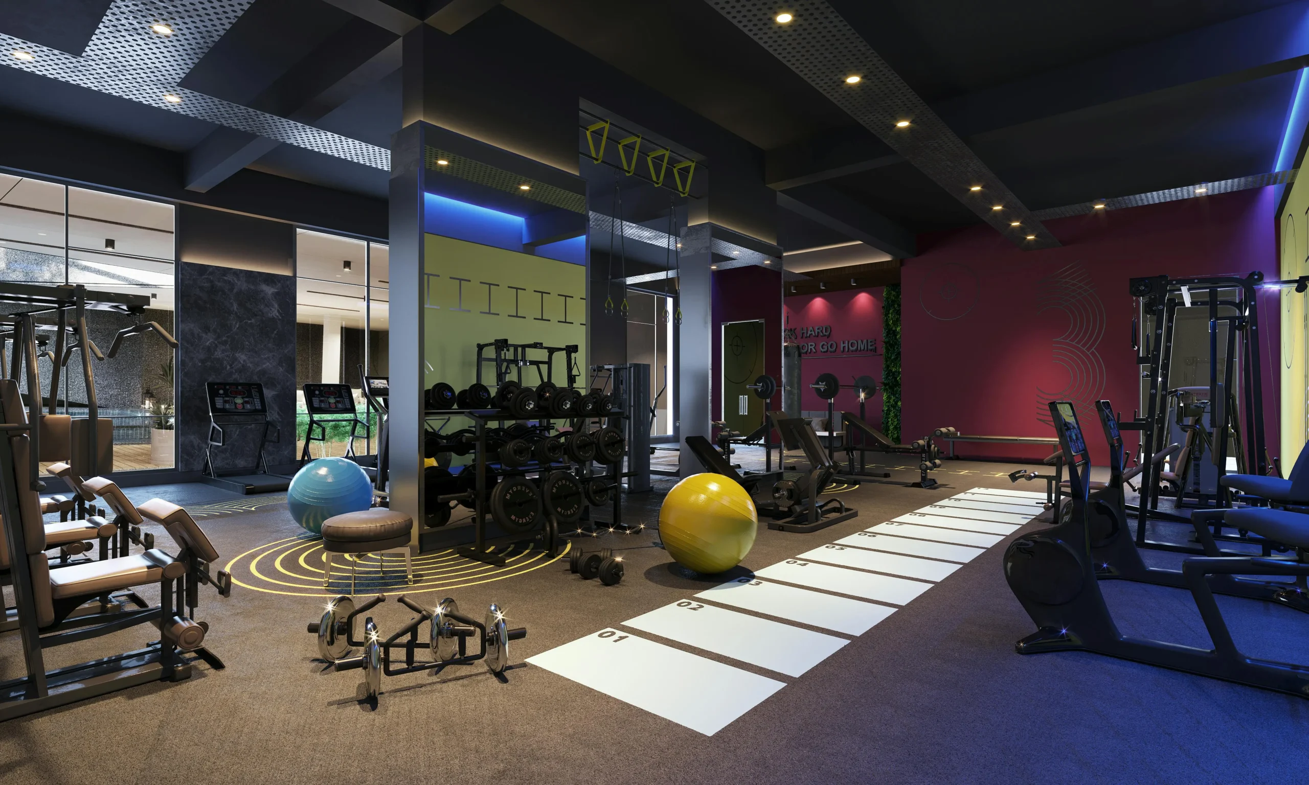 fitness center cleaning