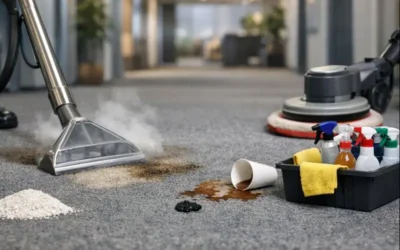 Removing Stubborn Carpet Stains in High-Traffic Commercial Areas: 6 Methods Ranked