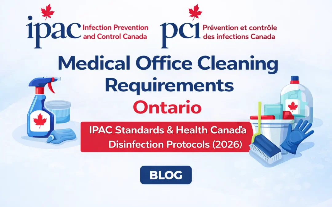 Medical Office Cleaning Requirements Ontario: IPAC Standards and Health Canada Disinfection Protocols for Healthcare Facilities in 2026