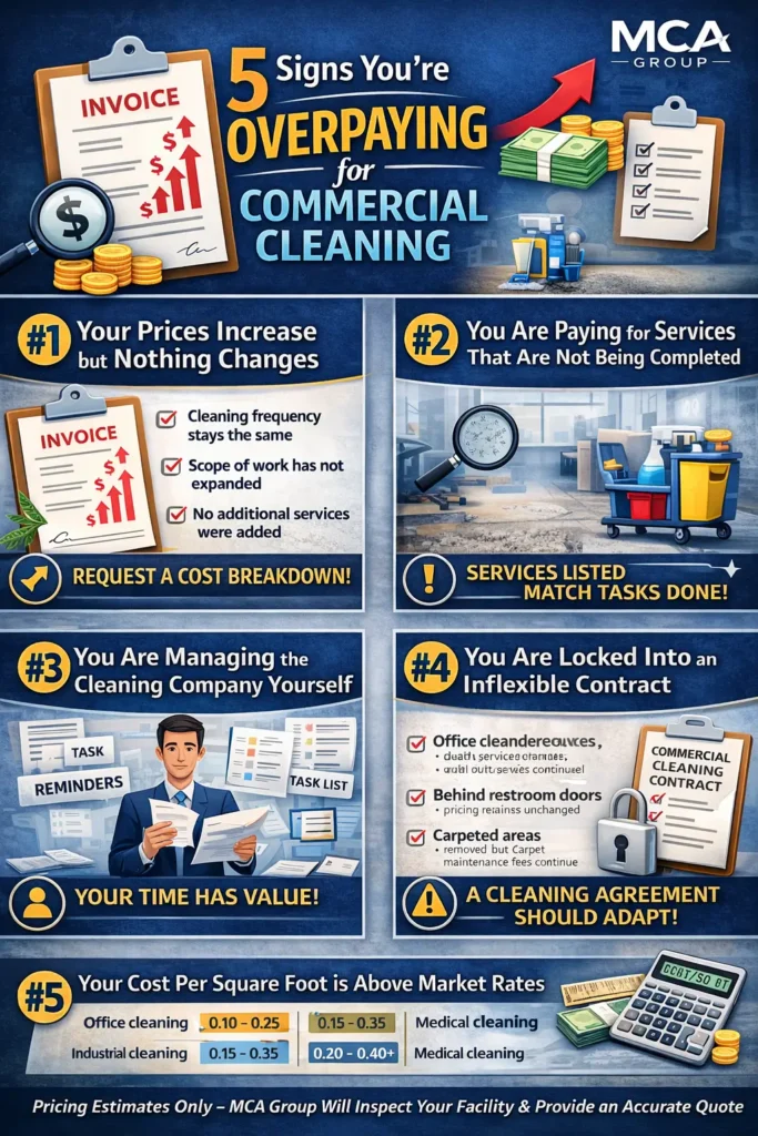 Overpaying for Commercial Cleaning