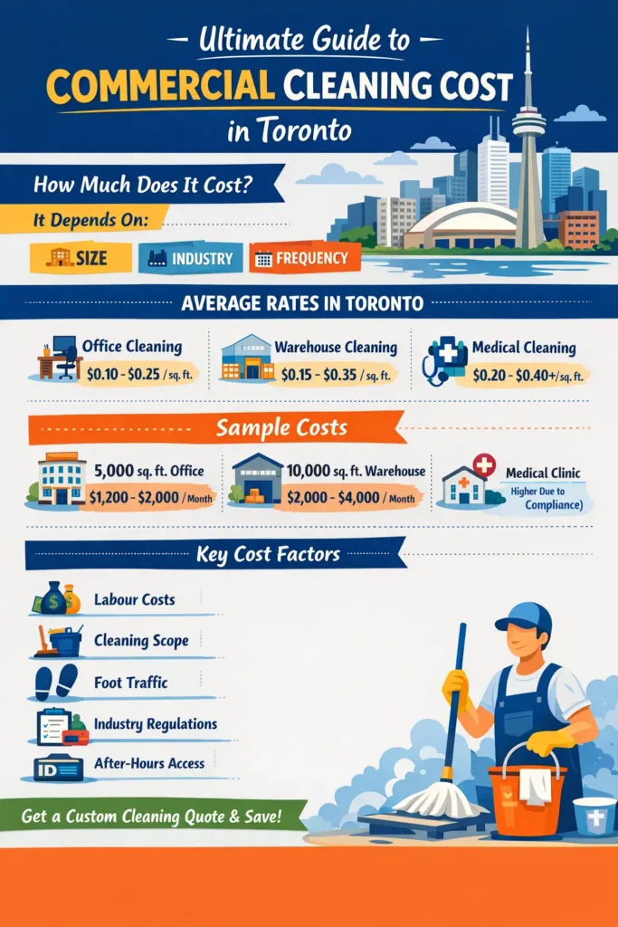 Commercial Cleaning Cost in Toronto