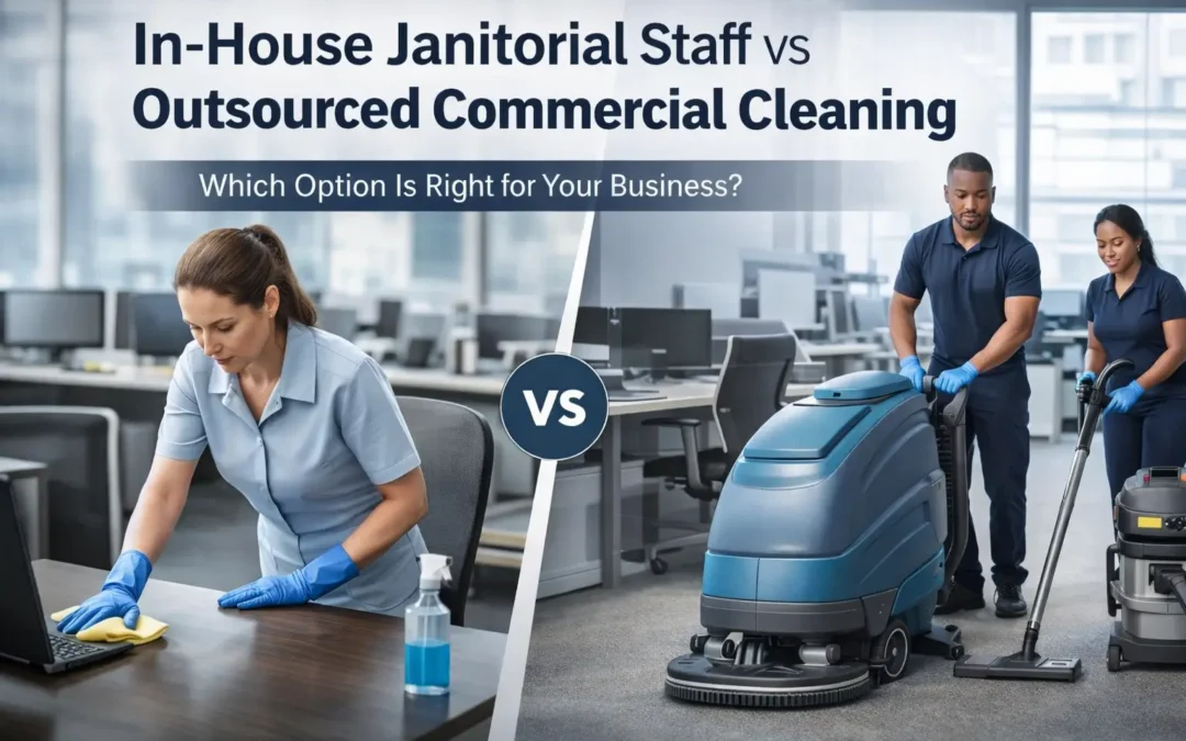 In-House Janitorial Staff vs Outsourced Commercial Cleaning: Cost Comparison