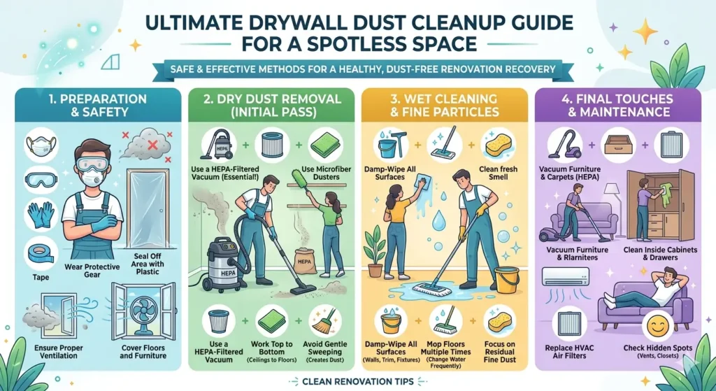 Drywall Dust Cleanup Guide