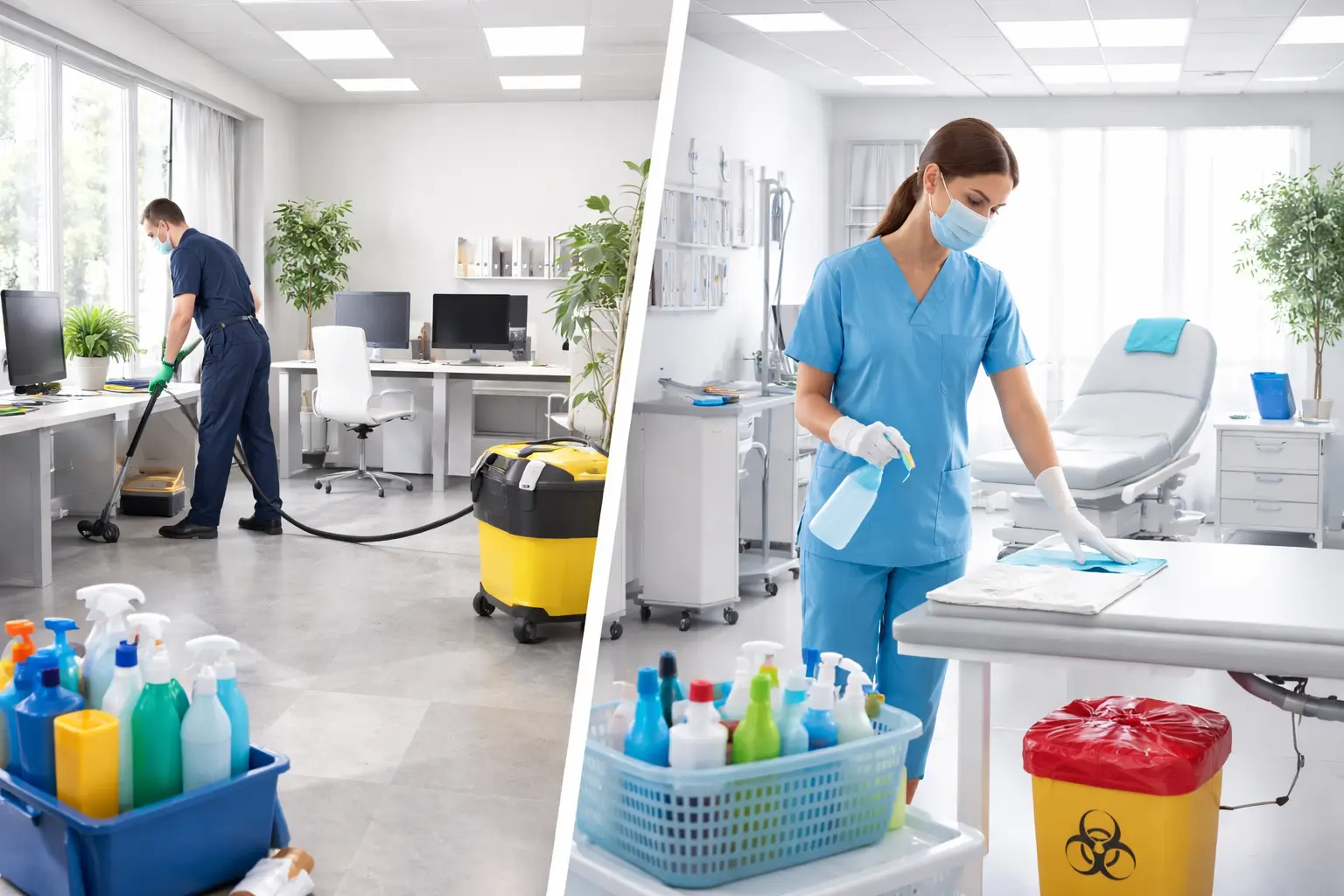 Medical Office Cleaning vs Regular Office Cleaning Medical Office Cleaning vs Regular Office Cleaning