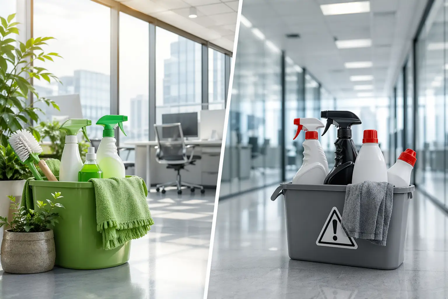 Green Cleaning vs Traditional Cleaning