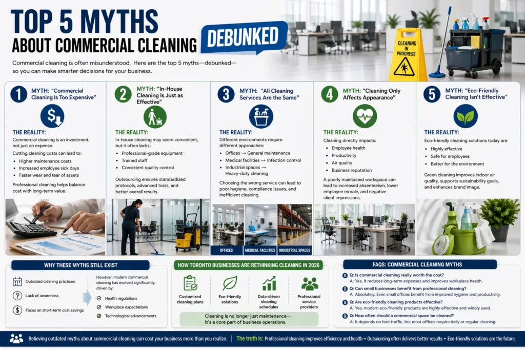 Myths about Commercial Cleaning