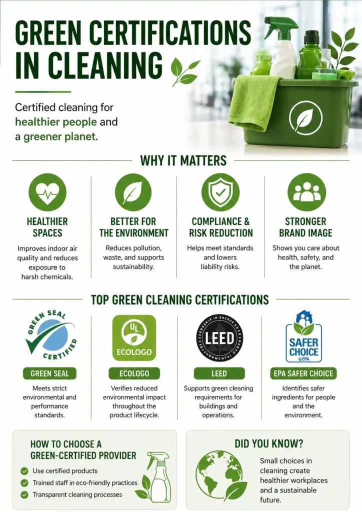 Green Certifications in Cleaning