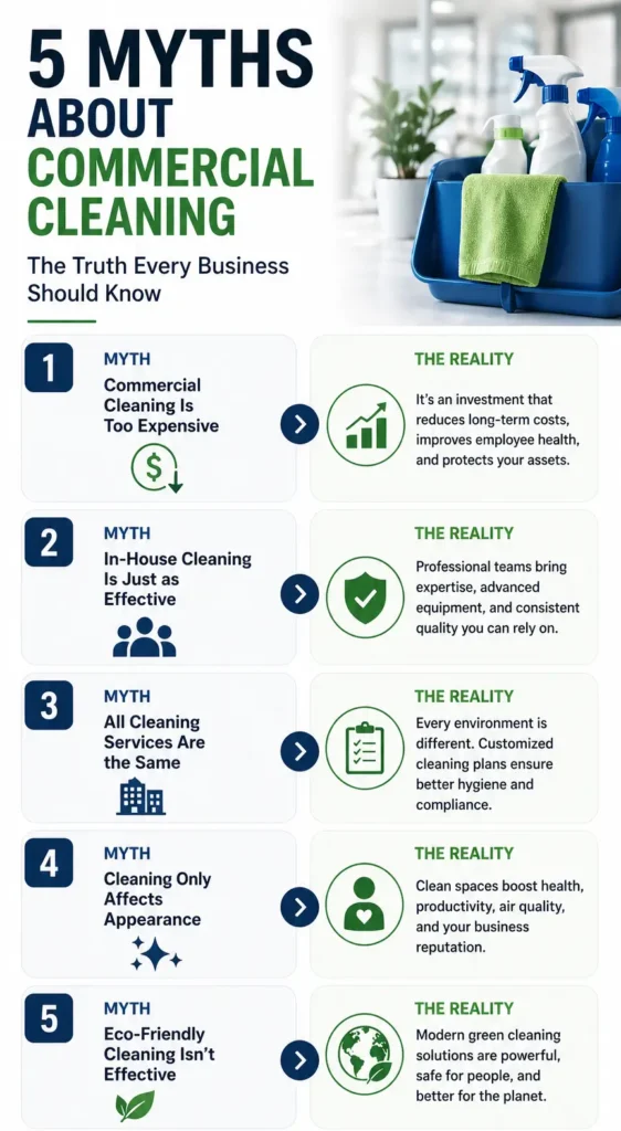 Myths about Commercial Cleaning