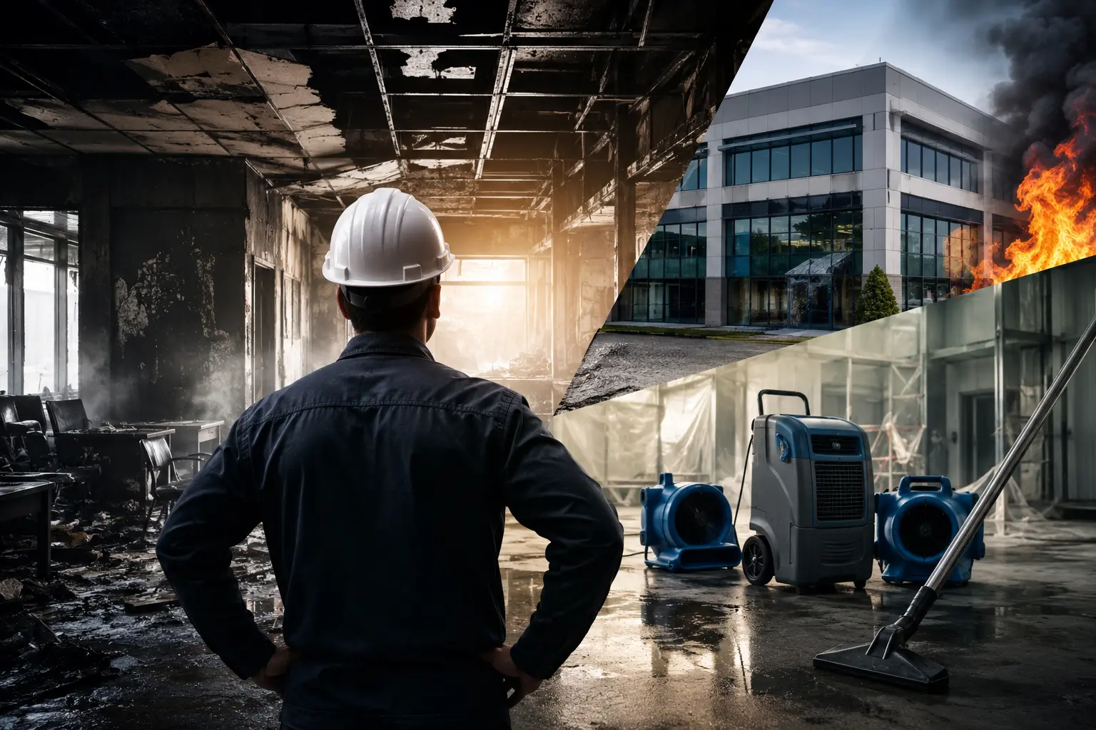 Fire Damage Cleanup: What Happens in the First 48 Hours – A Practical Guide for Business Owners