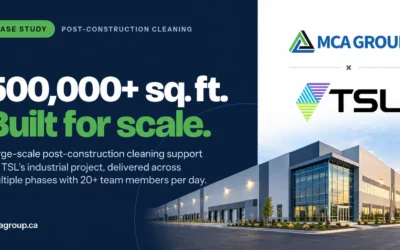 TSL Post-Construction Cleaning Case Study: Managing a 500,000+ Sq. Ft. Industrial Project
